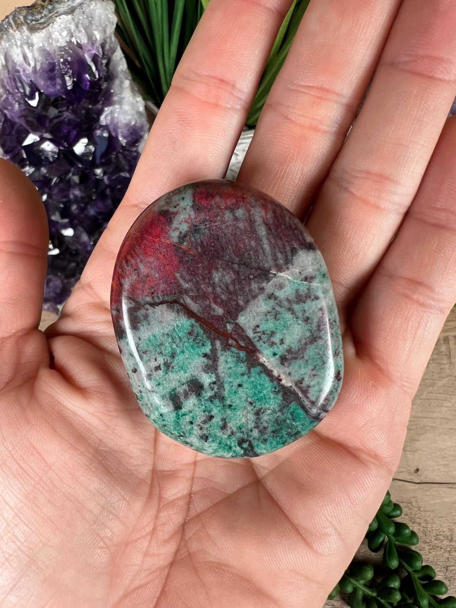 Sonora Sunrise Palmstone 2in - Purple Door Alchemy