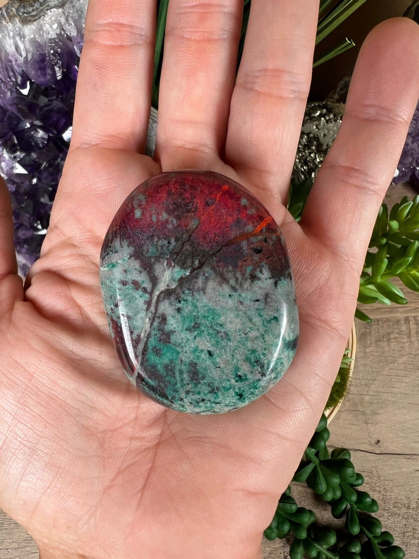 Sonora Sunrise Palmstone 2in - Purple Door Alchemy