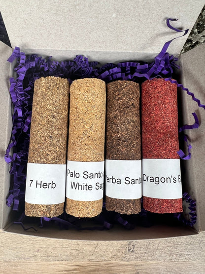 Spirit Smoke Stack - Ritual Protection Set - Purple Door Alchemy