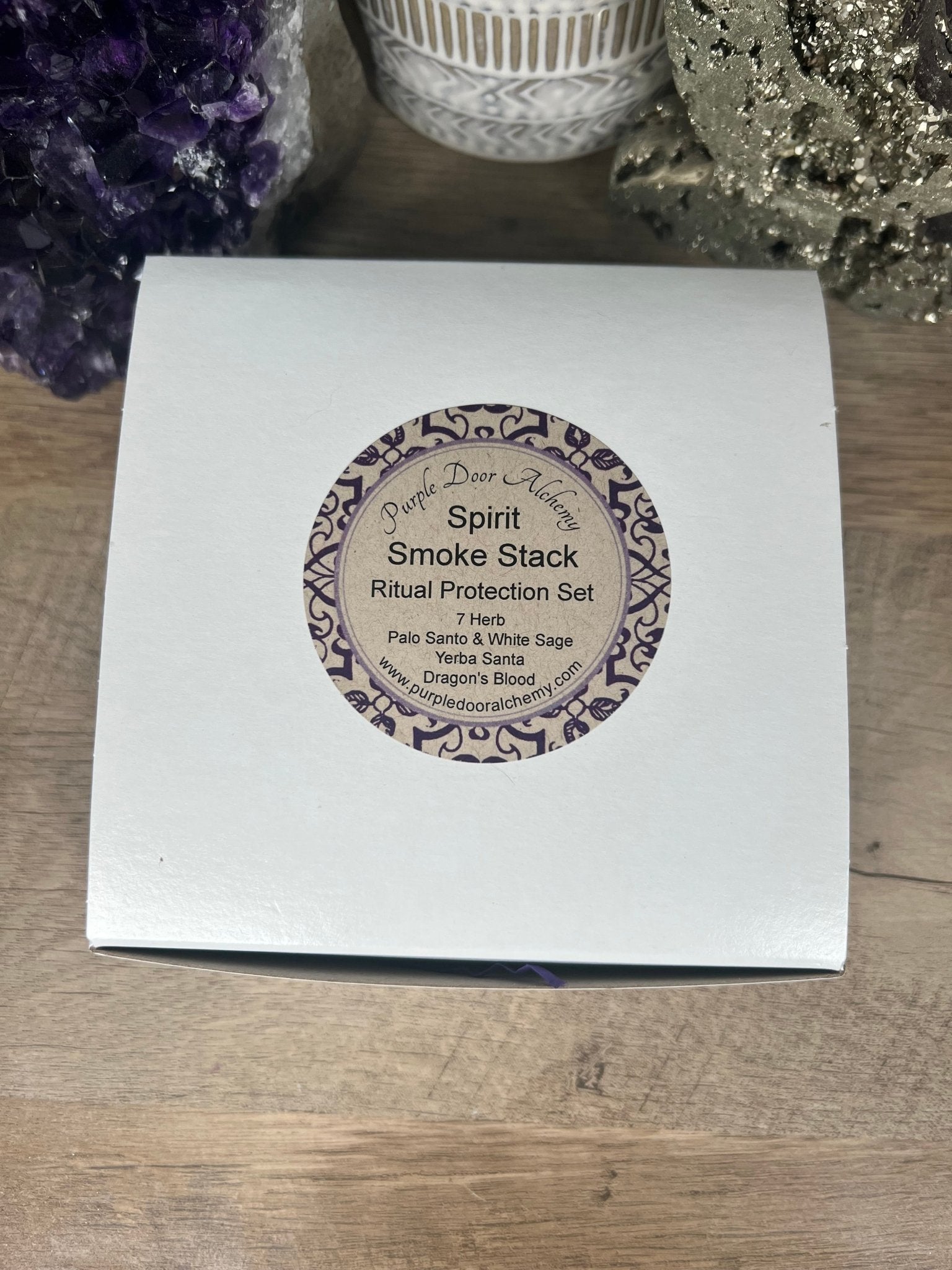 Spirit Smoke Stack - Ritual Protection Set - Purple Door Alchemy