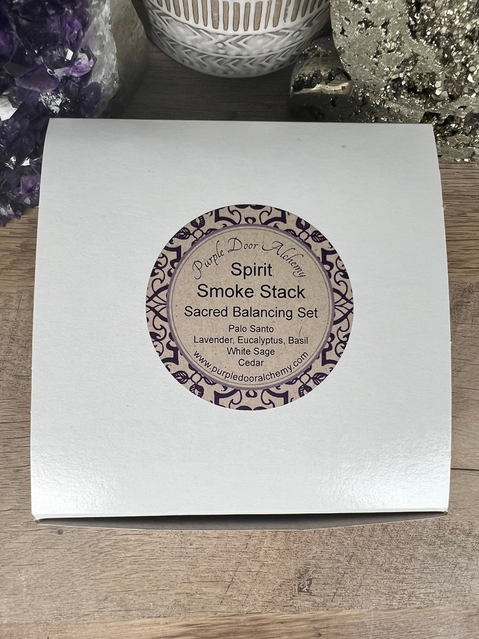 Spirit Smoke Stack - Sacred Balancing Set - Purple Door Alchemy