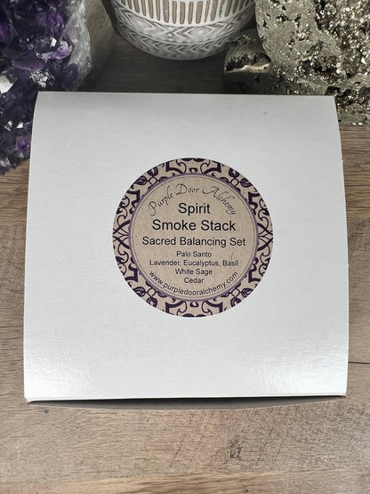Spirit Smoke Stack - Sacred Balancing Set - Purple Door Alchemy