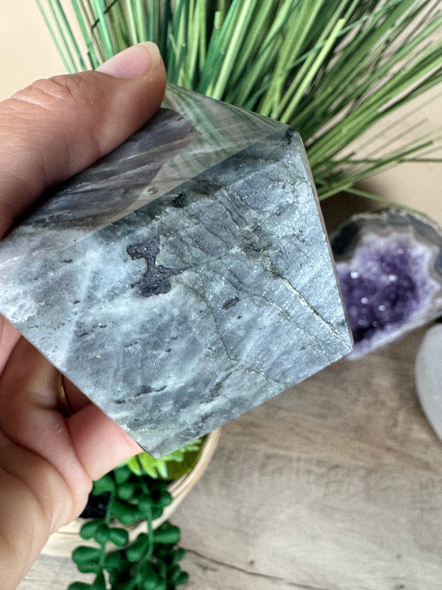 Sunset Labradorite Tower 4.8in - Purple Door Alchemy