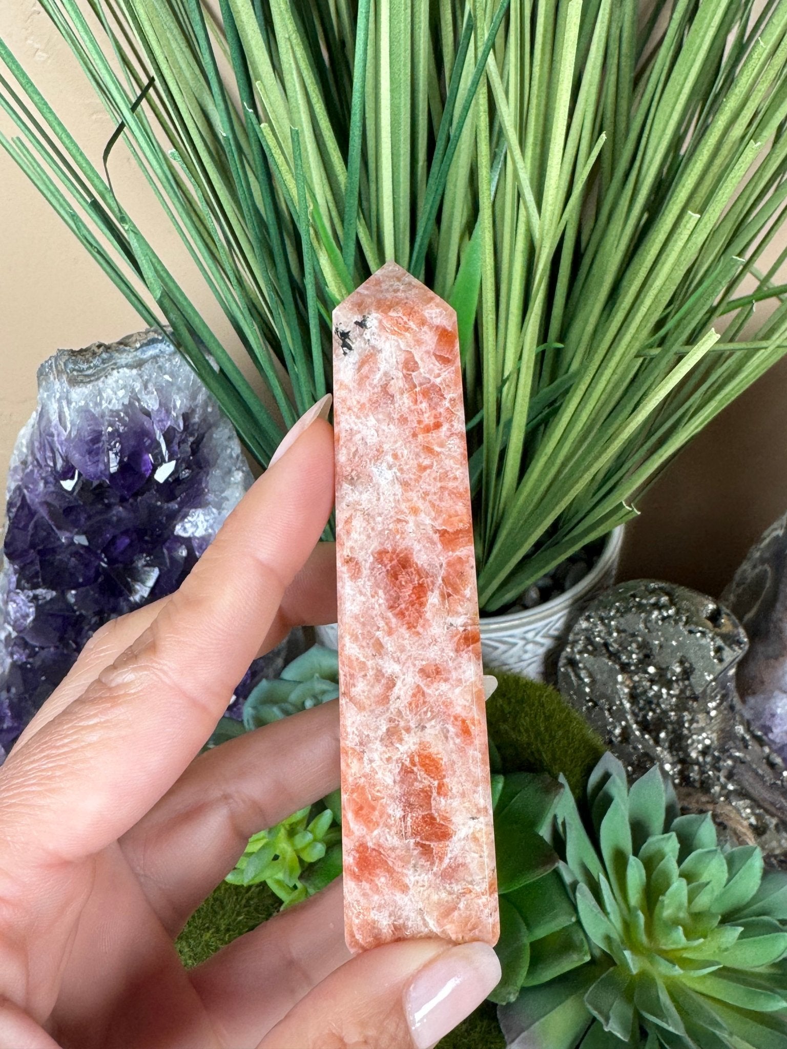 Sunstone Obelisk - Purple Door Alchemy