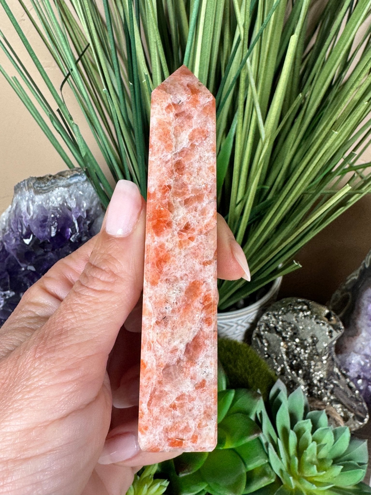 Sunstone Obelisk - Purple Door Alchemy