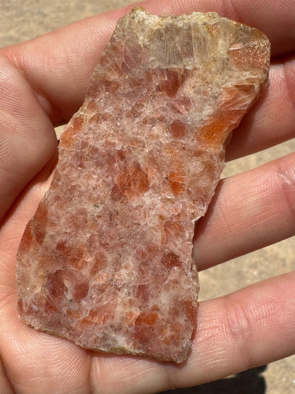 Sunstone Polished Slab 21g - Purple Door Alchemy
