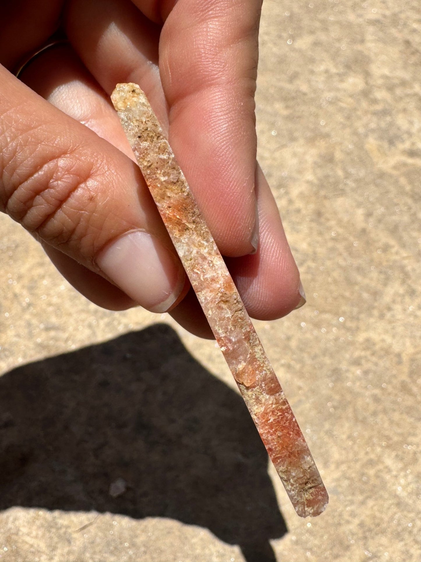 Sunstone Polished Slab 21g - Purple Door Alchemy