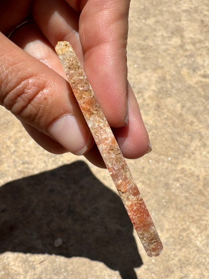 Sunstone Polished Slab 21g - Purple Door Alchemy