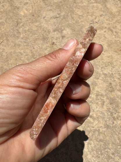 Sunstone Polished Slab 51g - Purple Door Alchemy