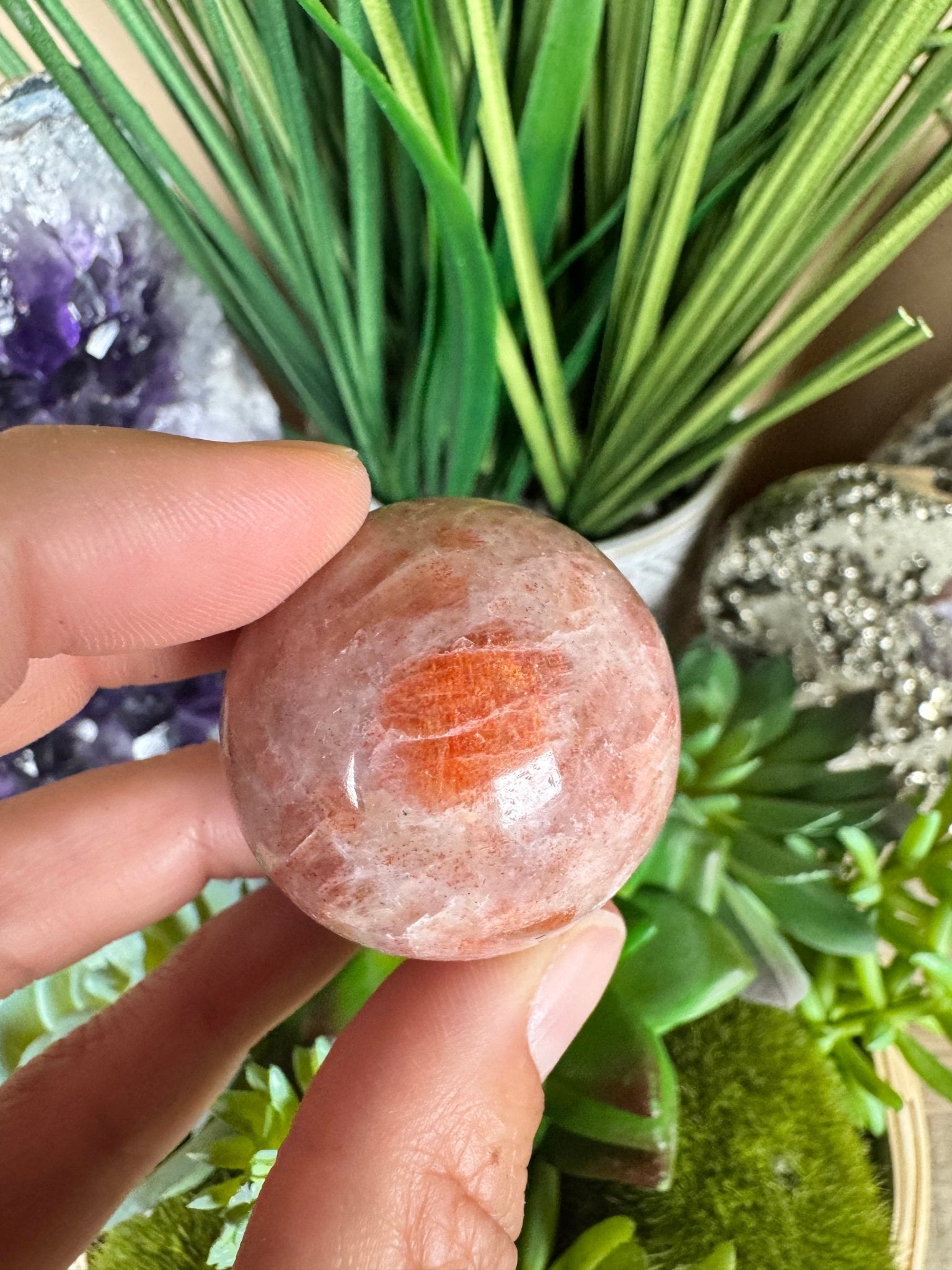 Sunstone Sphere - Purple Door Alchemy