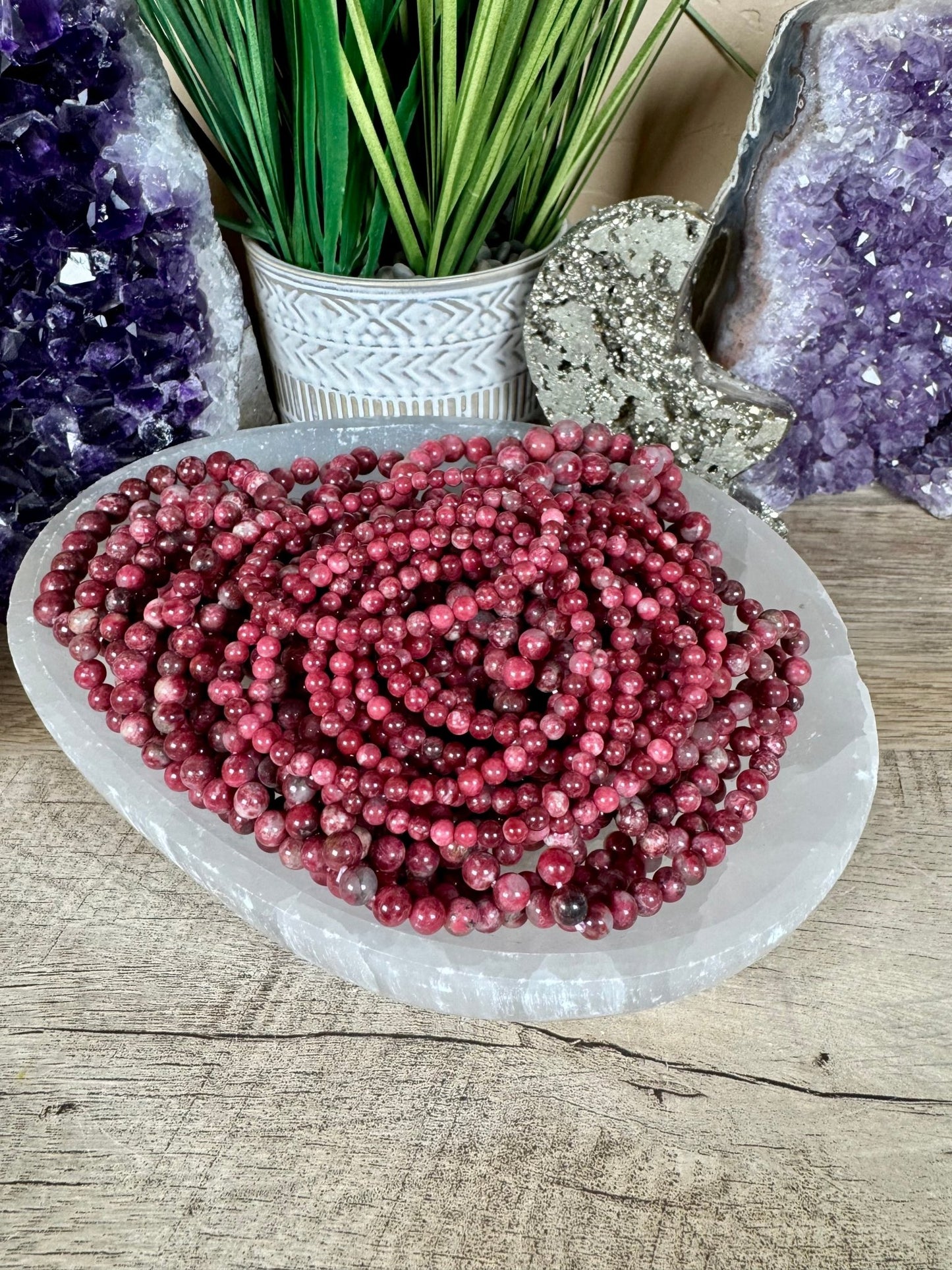 Thulite Bracelet - Purple Door Alchemy