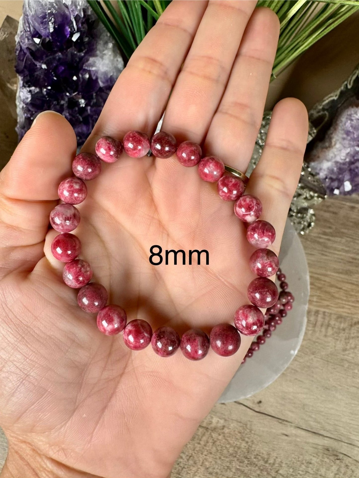 Thulite Bracelet - Purple Door Alchemy