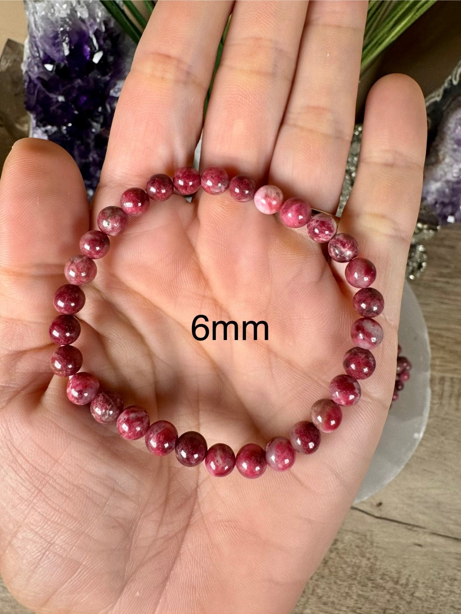 Thulite Bracelet - Purple Door Alchemy