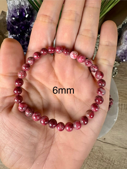 Thulite Bracelet - Purple Door Alchemy