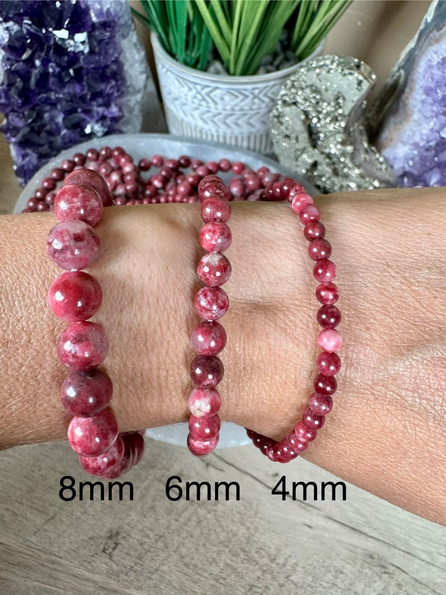Thulite Bracelet - Purple Door Alchemy