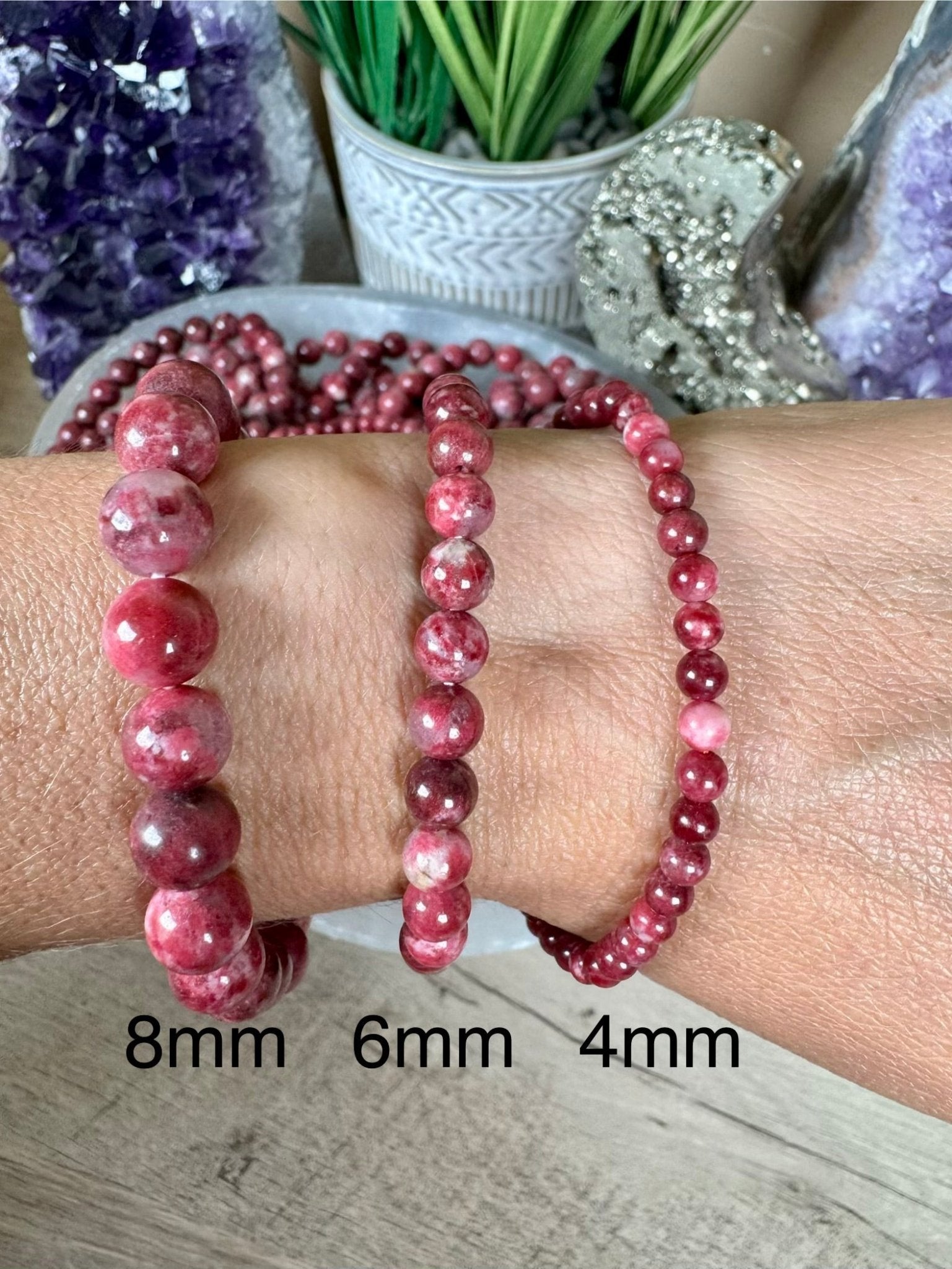 Thulite Bracelet - Purple Door Alchemy