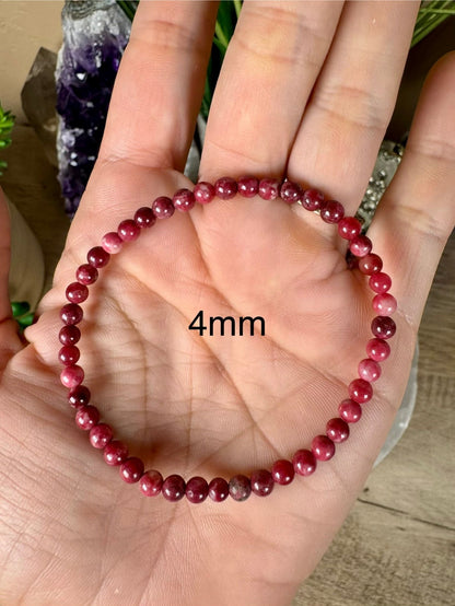 Thulite Bracelet - Purple Door Alchemy