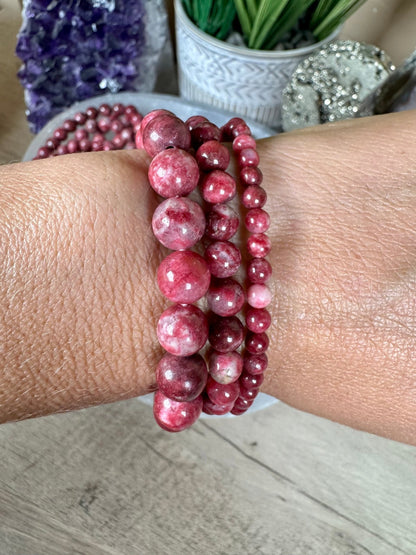 Thulite Bracelet - Purple Door Alchemy