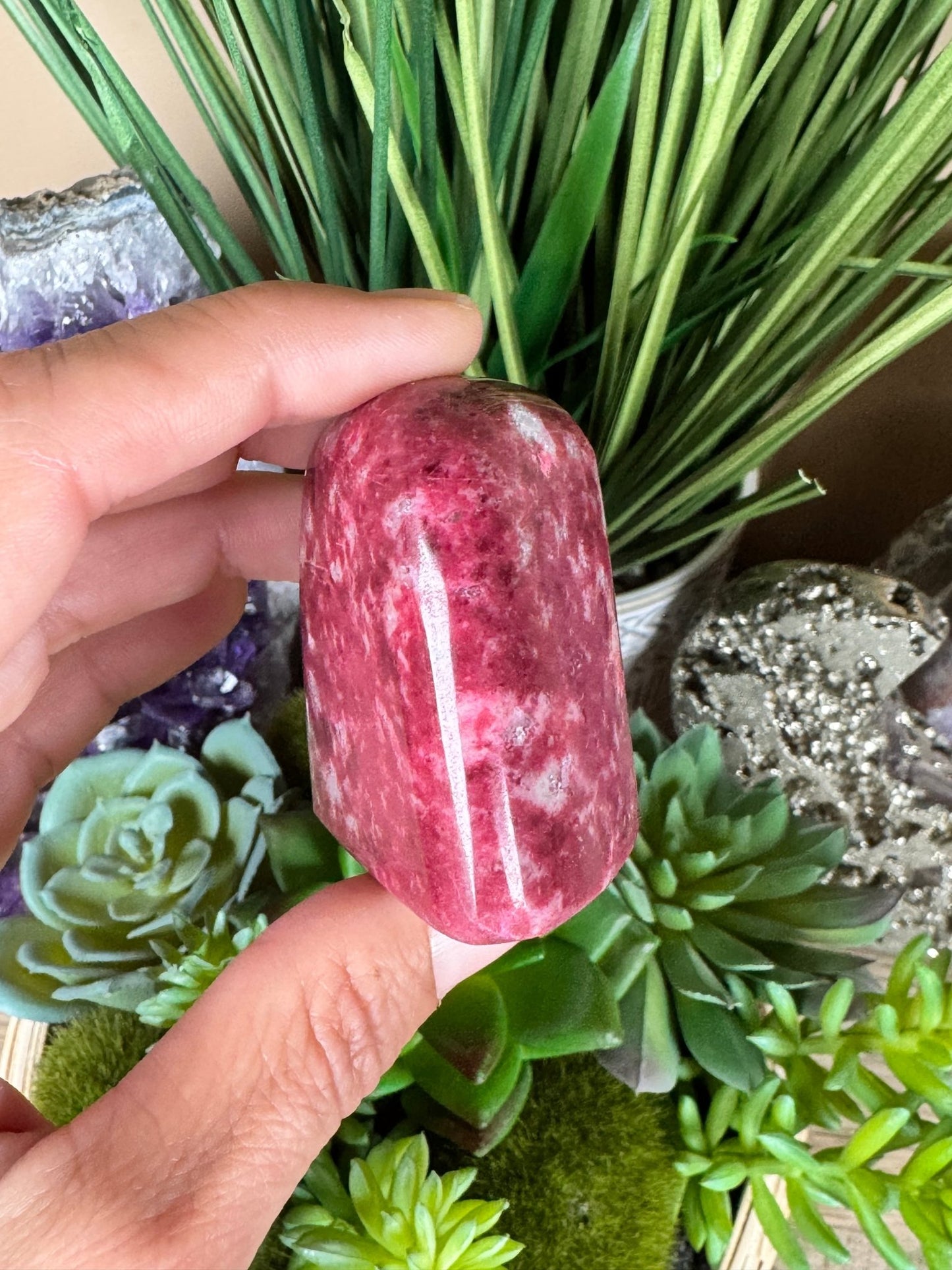 Thulite Freeform 49mm - Purple Door Alchemy