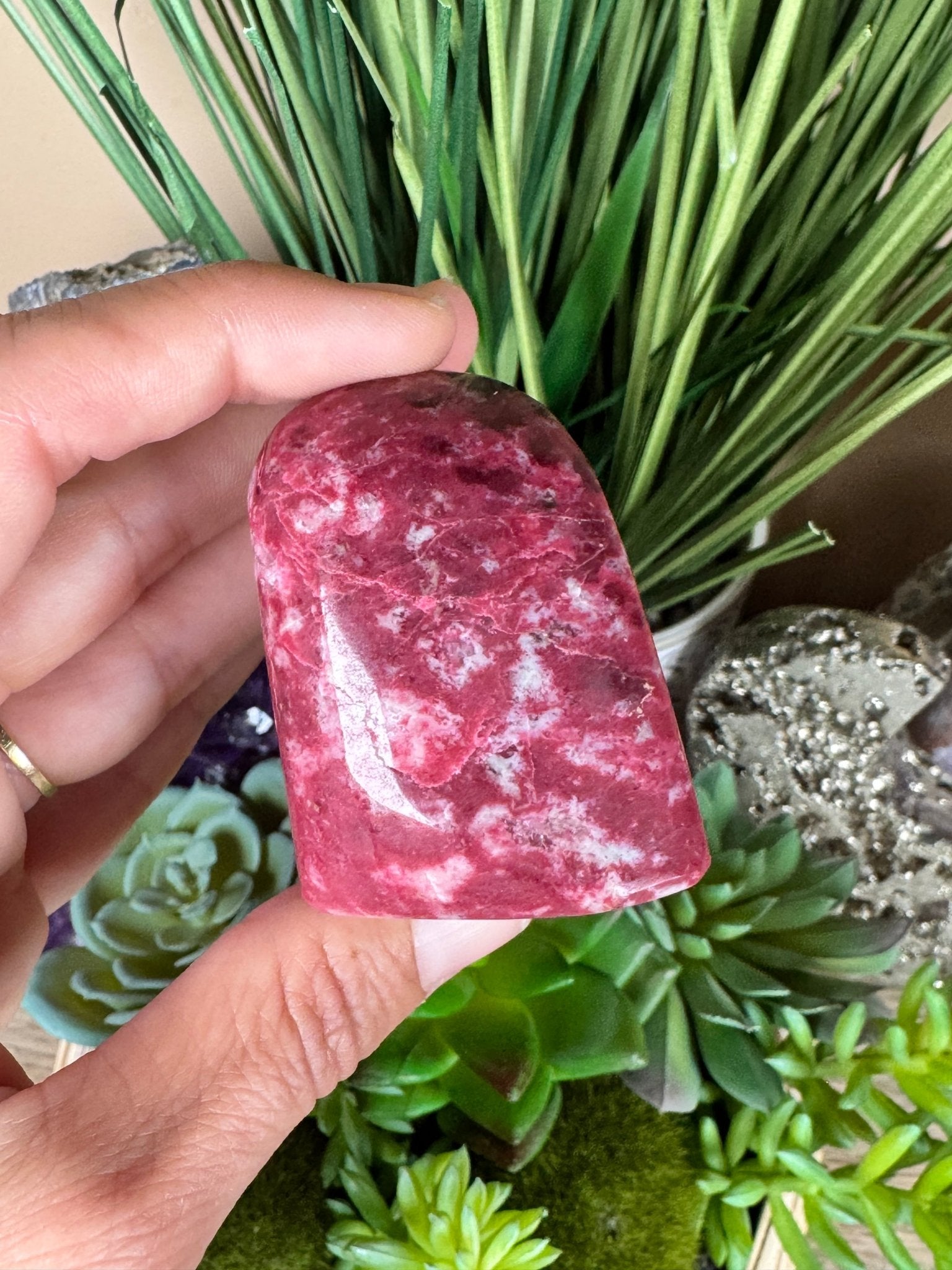Thulite Freeform 49mm - Purple Door Alchemy