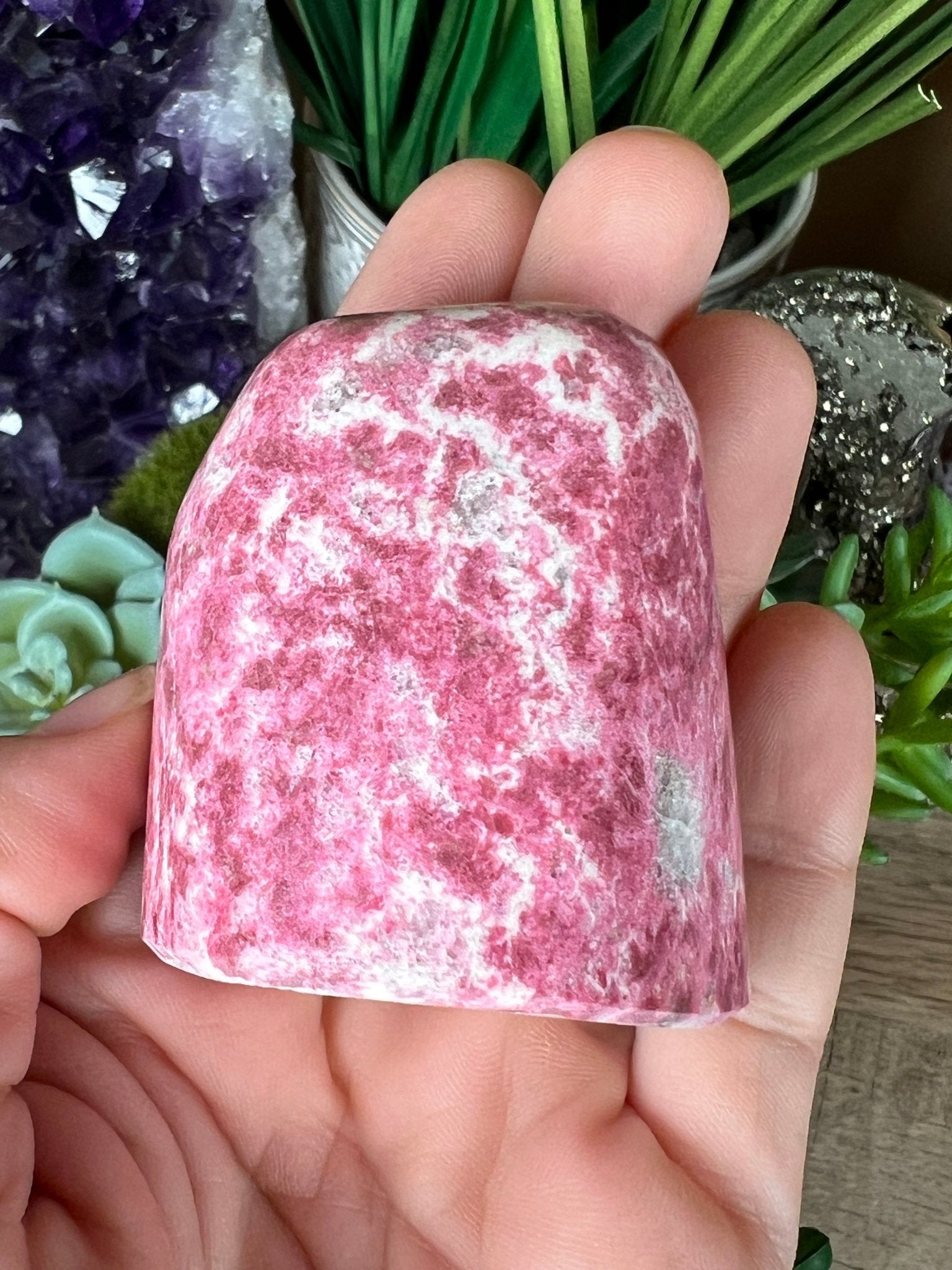 Thulite Freeform 52mm/2.05in - Purple Door Alchemy