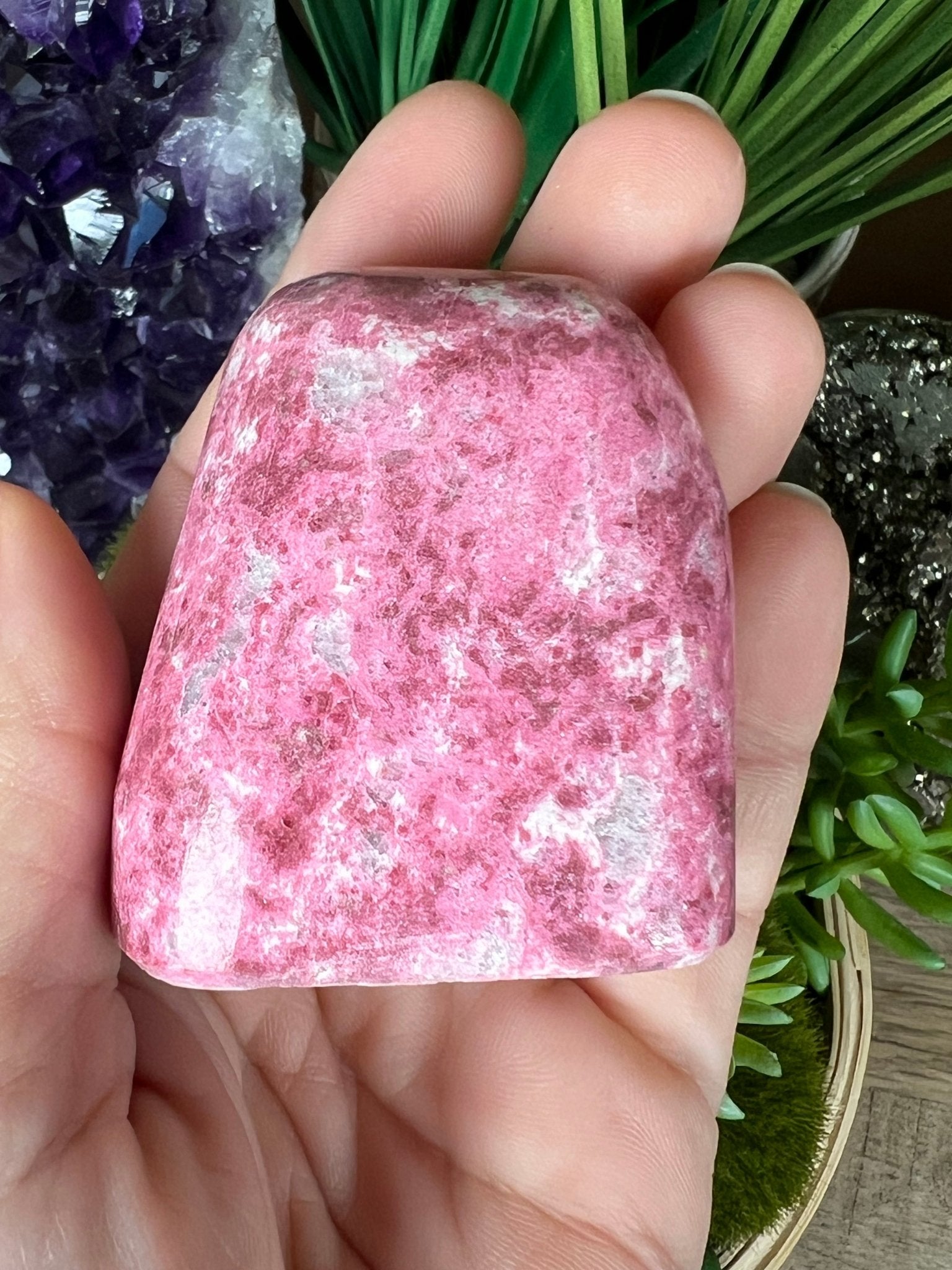 Thulite Freeform 52mm/2.05in - Purple Door Alchemy