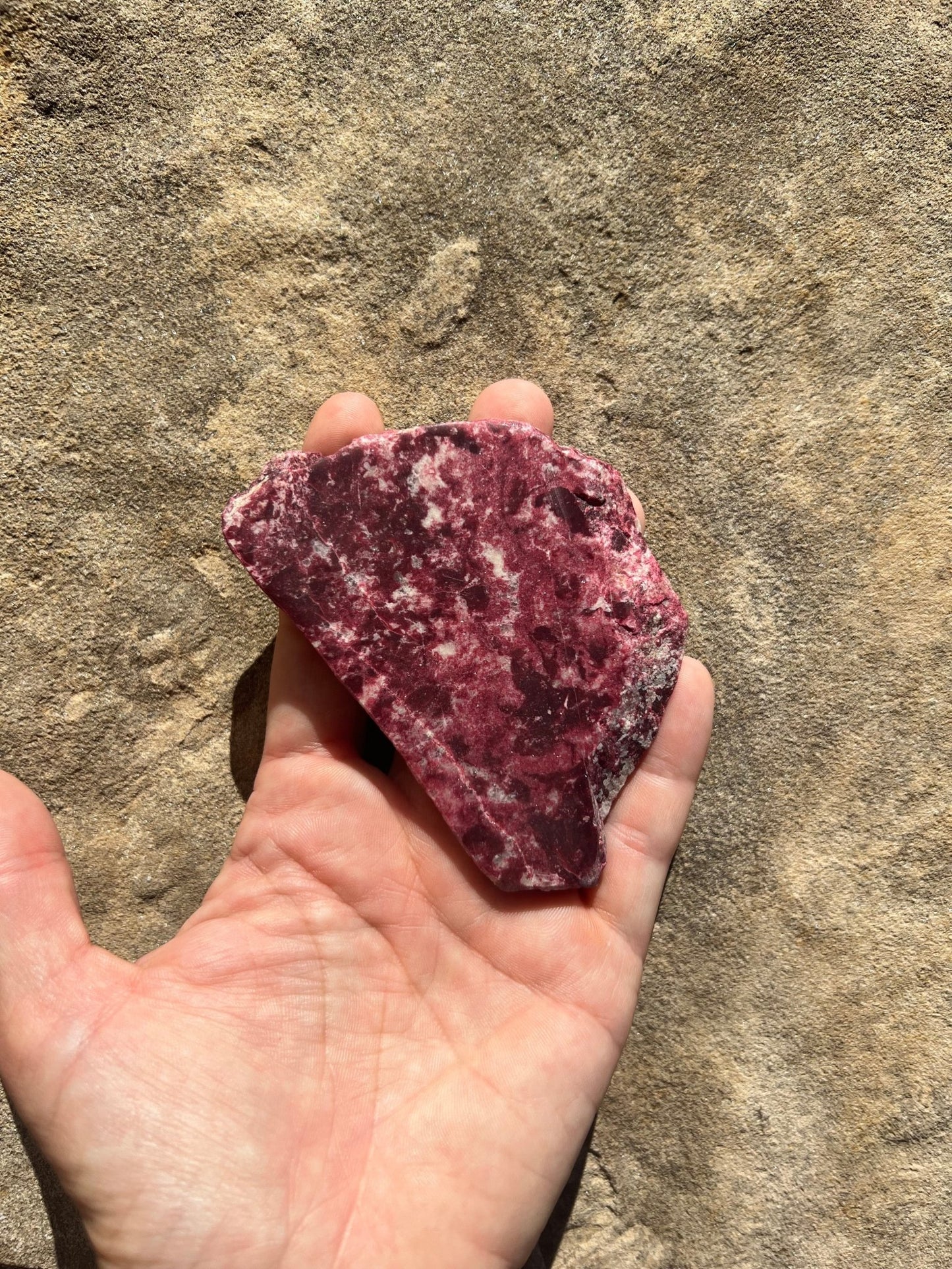 Thulite Slab 104g - Purple Door Alchemy