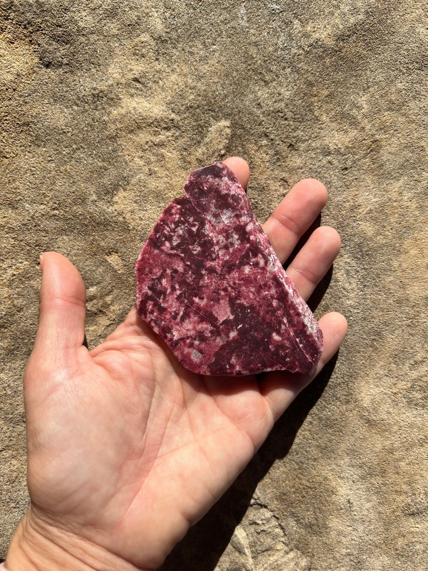 Thulite Slab 104g - Purple Door Alchemy