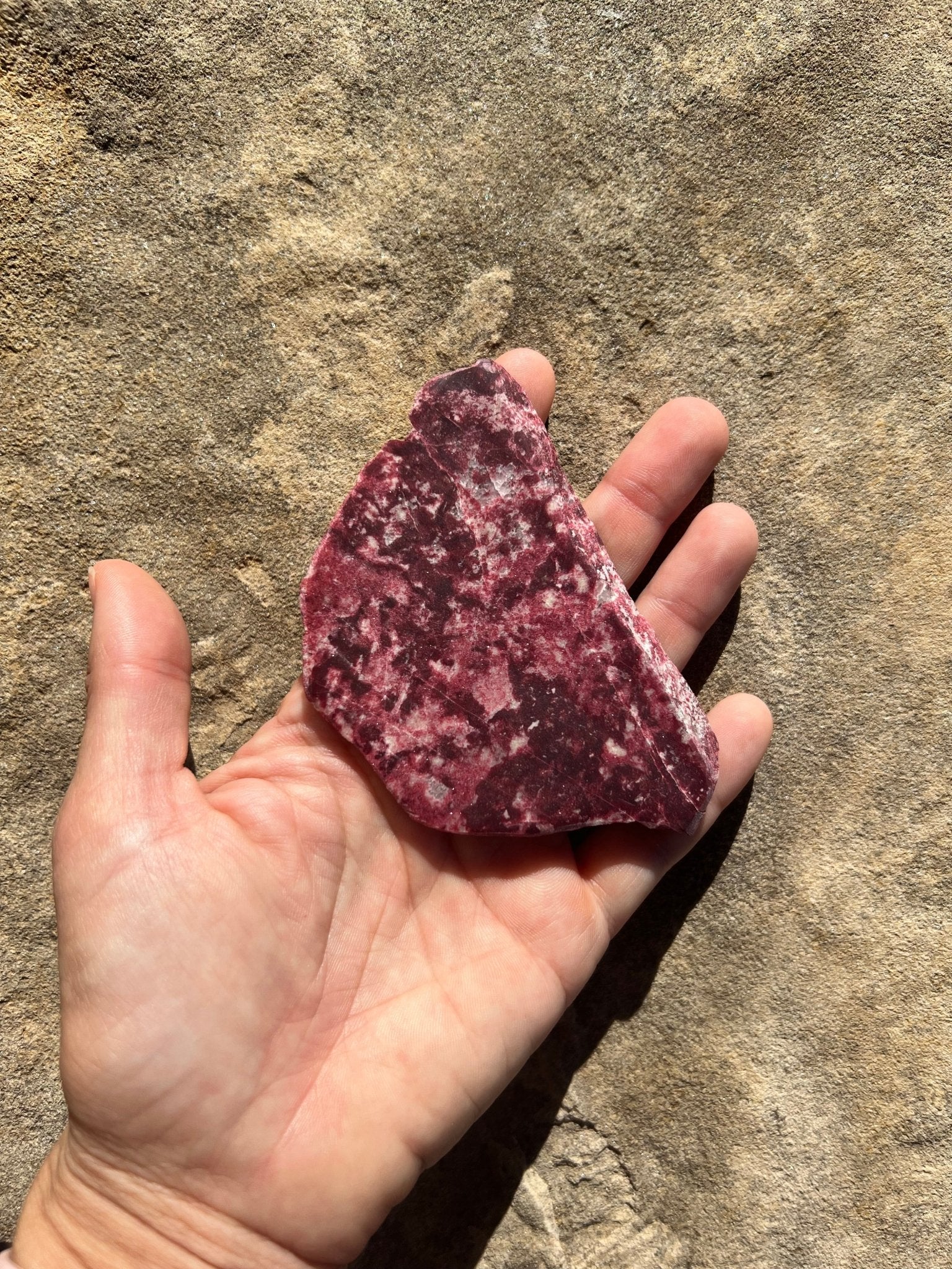 Thulite Slab 104g - Purple Door Alchemy