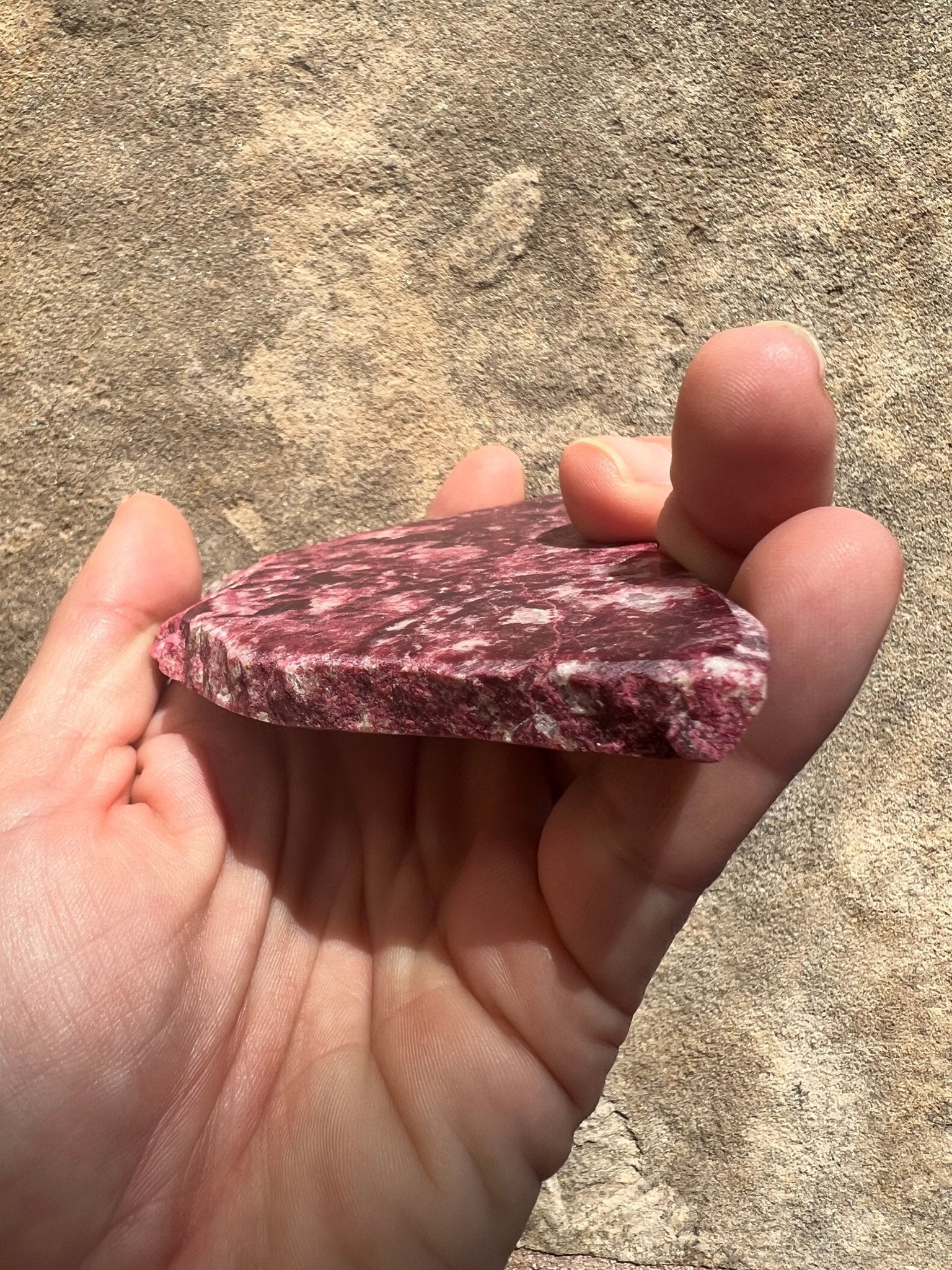 Thulite Slab 126g - Purple Door Alchemy