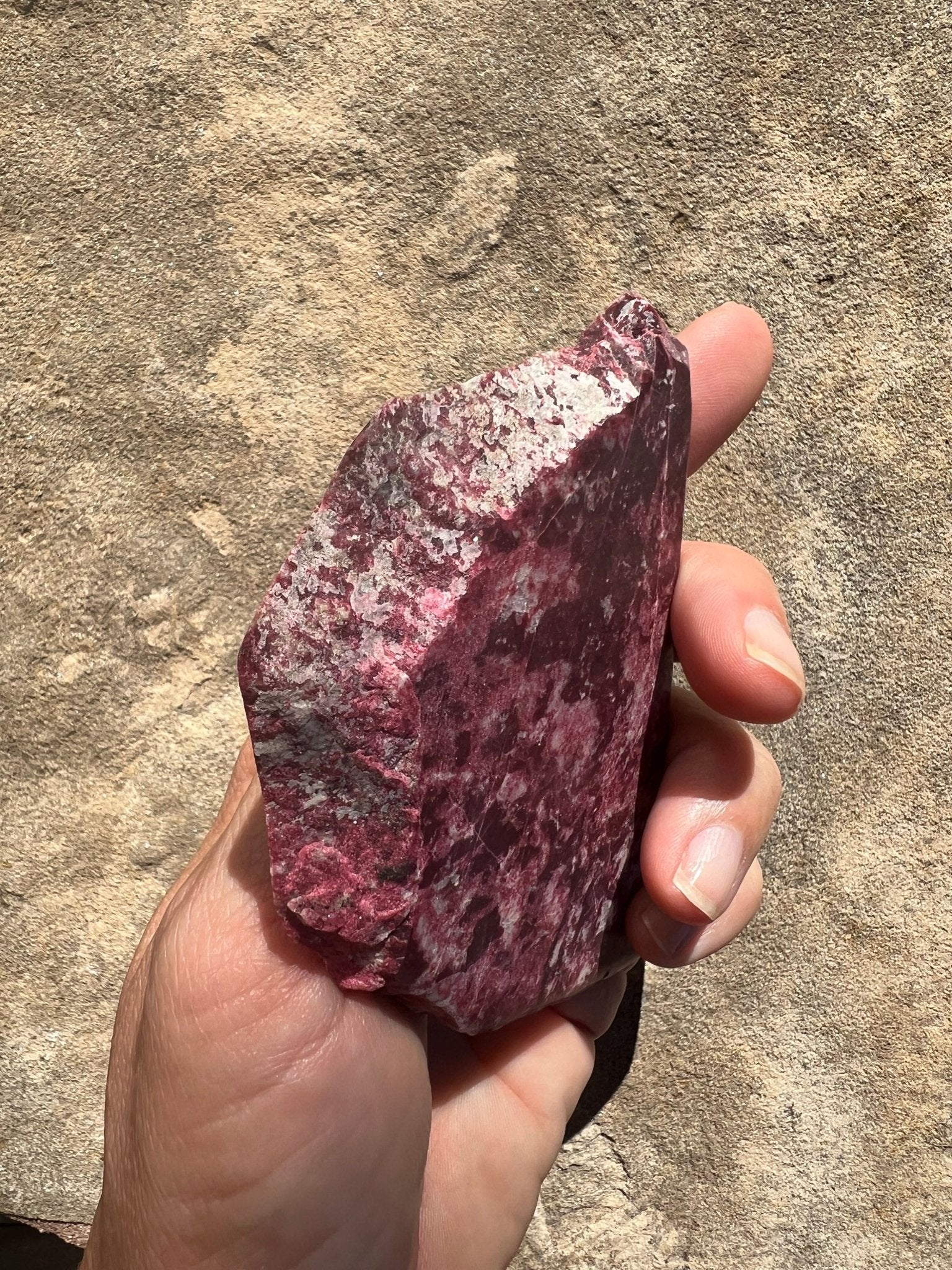 Thulite Slab 126g - Purple Door Alchemy