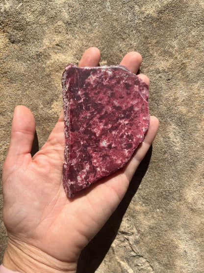 Thulite Slab 126g - Purple Door Alchemy