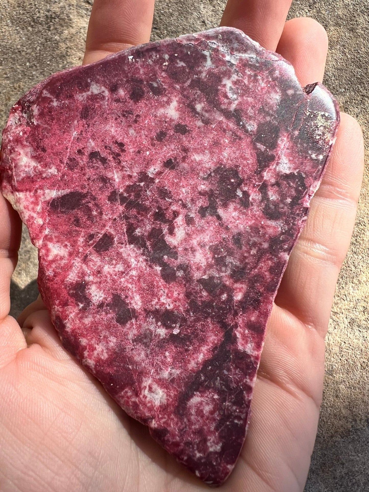 Thulite Slab 140g - Purple Door Alchemy