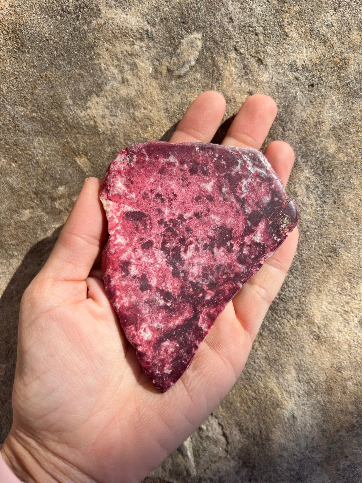 Thulite Slab 140g - Purple Door Alchemy