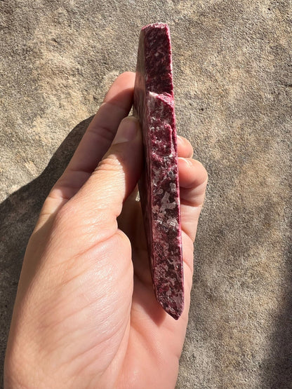 Thulite Slab 144g - Purple Door Alchemy