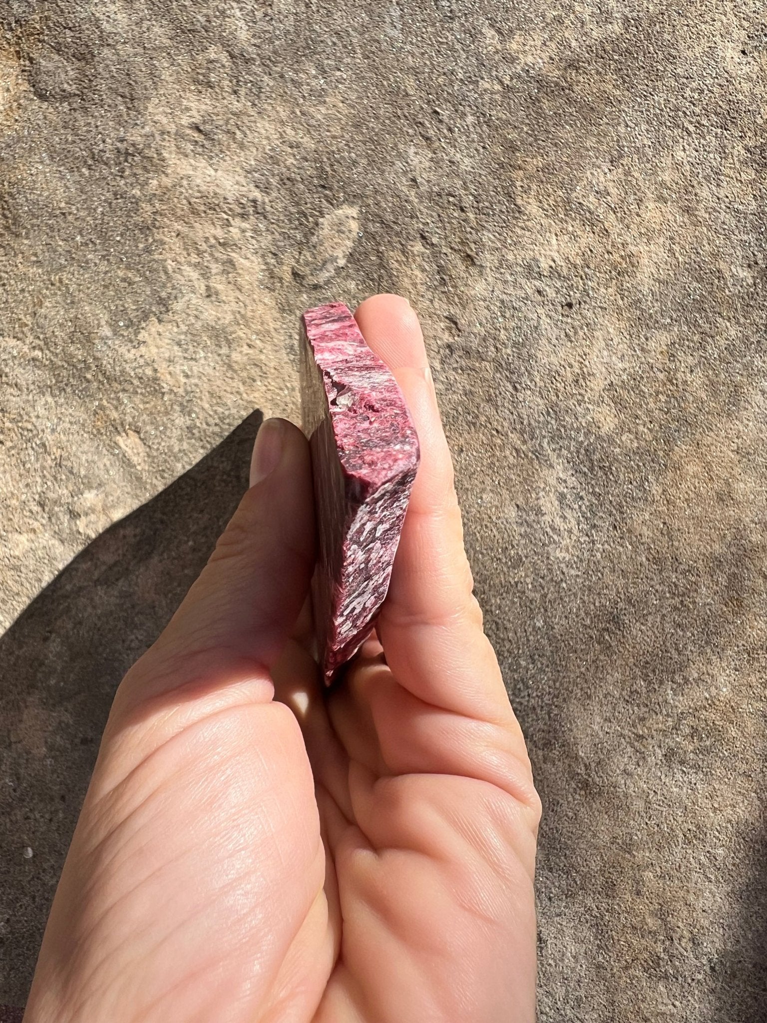Thulite Slab 144g - Purple Door Alchemy