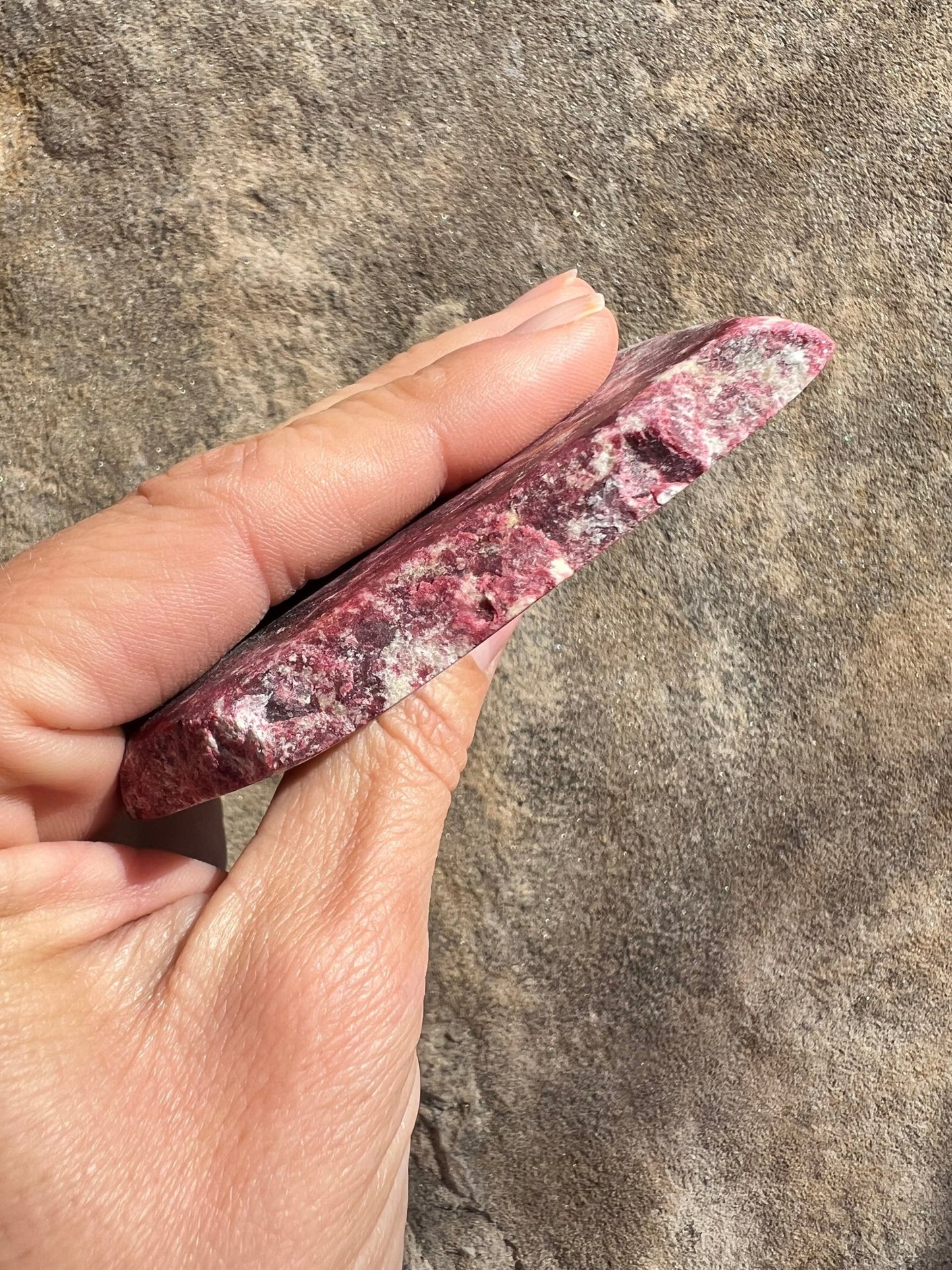 Thulite Slab 144g - Purple Door Alchemy