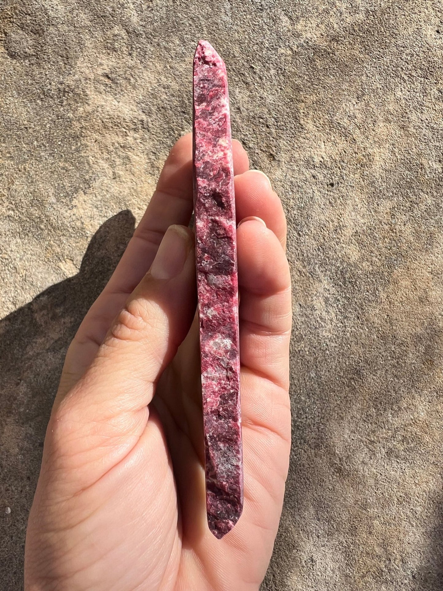 Thulite Slab 144g - Purple Door Alchemy