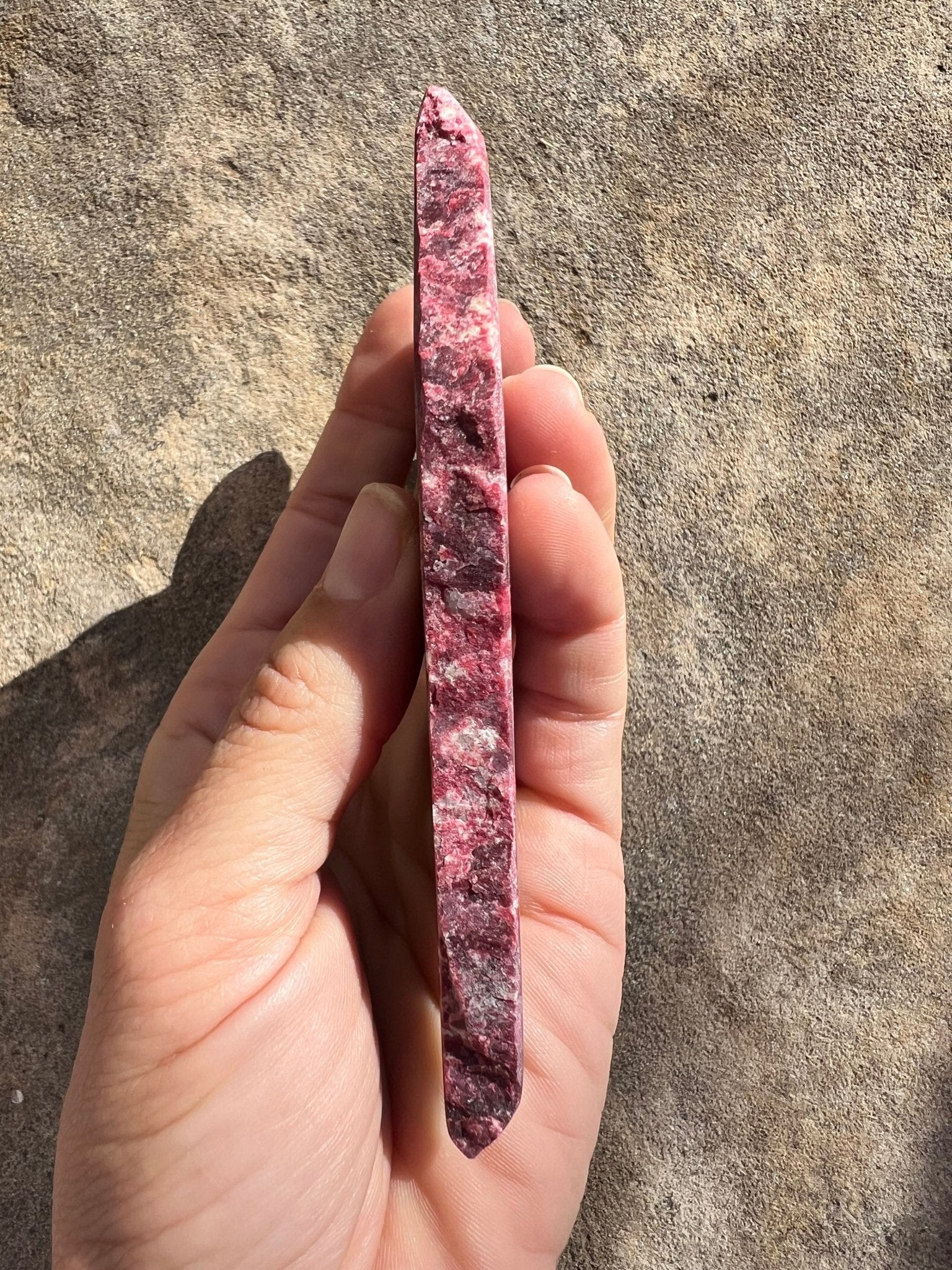 Thulite Slab 144g - Purple Door Alchemy