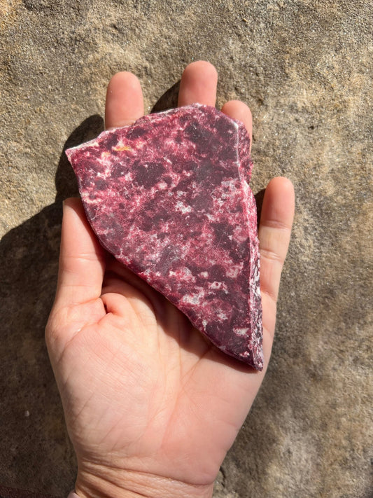 Thulite Slab 144g - Purple Door Alchemy