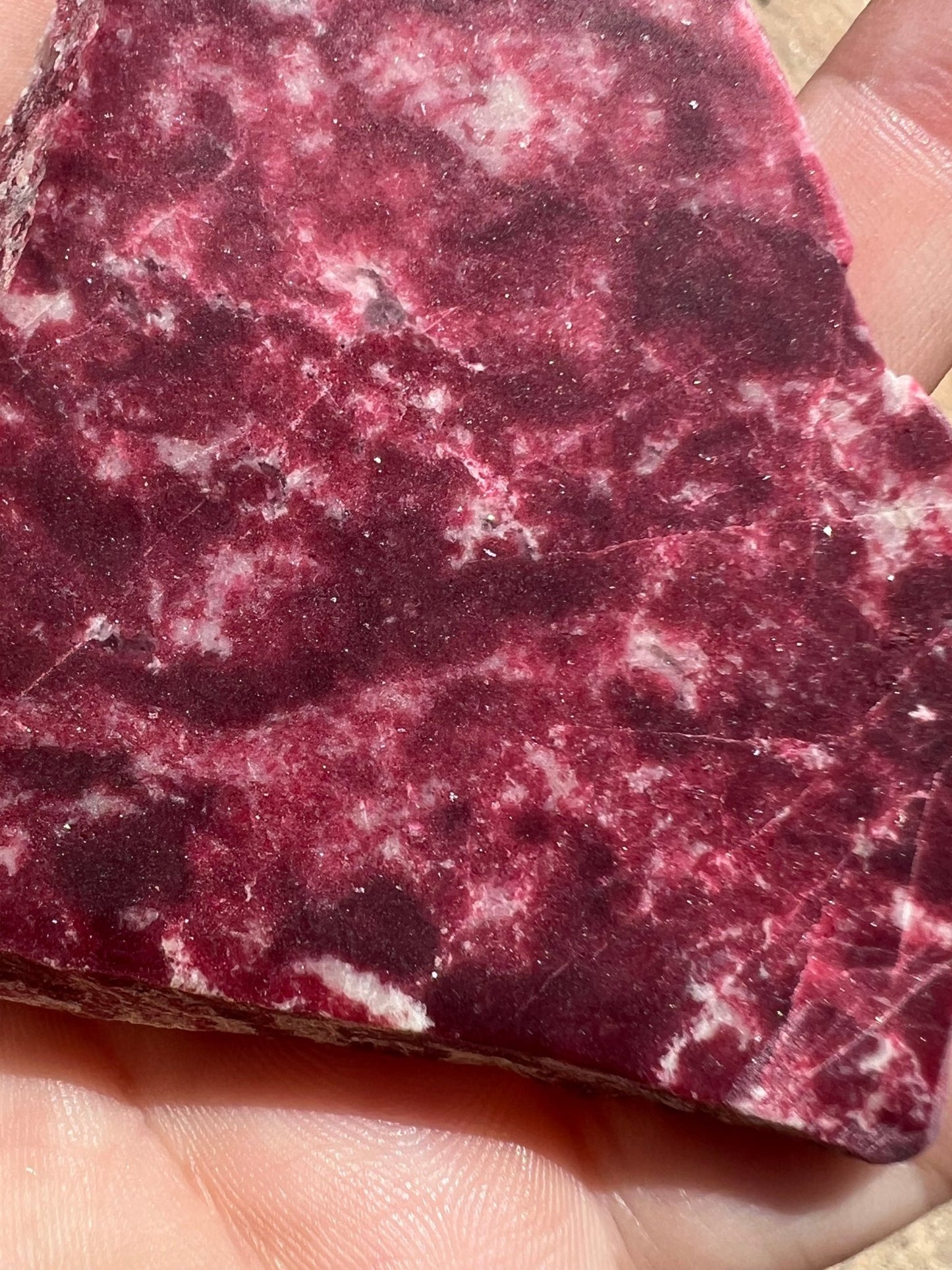 Thulite Slab 78g - Purple Door Alchemy