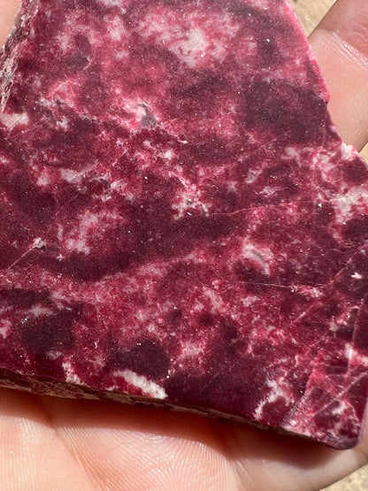 Thulite Slab 78g - Purple Door Alchemy