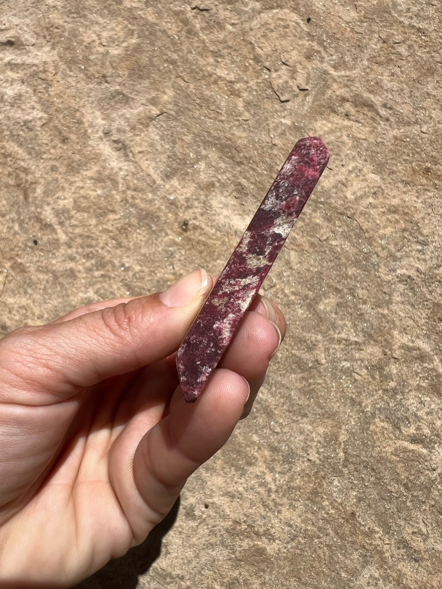 Thulite Slab 78g - Purple Door Alchemy