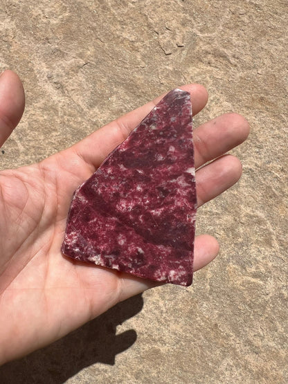 Thulite Slab 78g - Purple Door Alchemy
