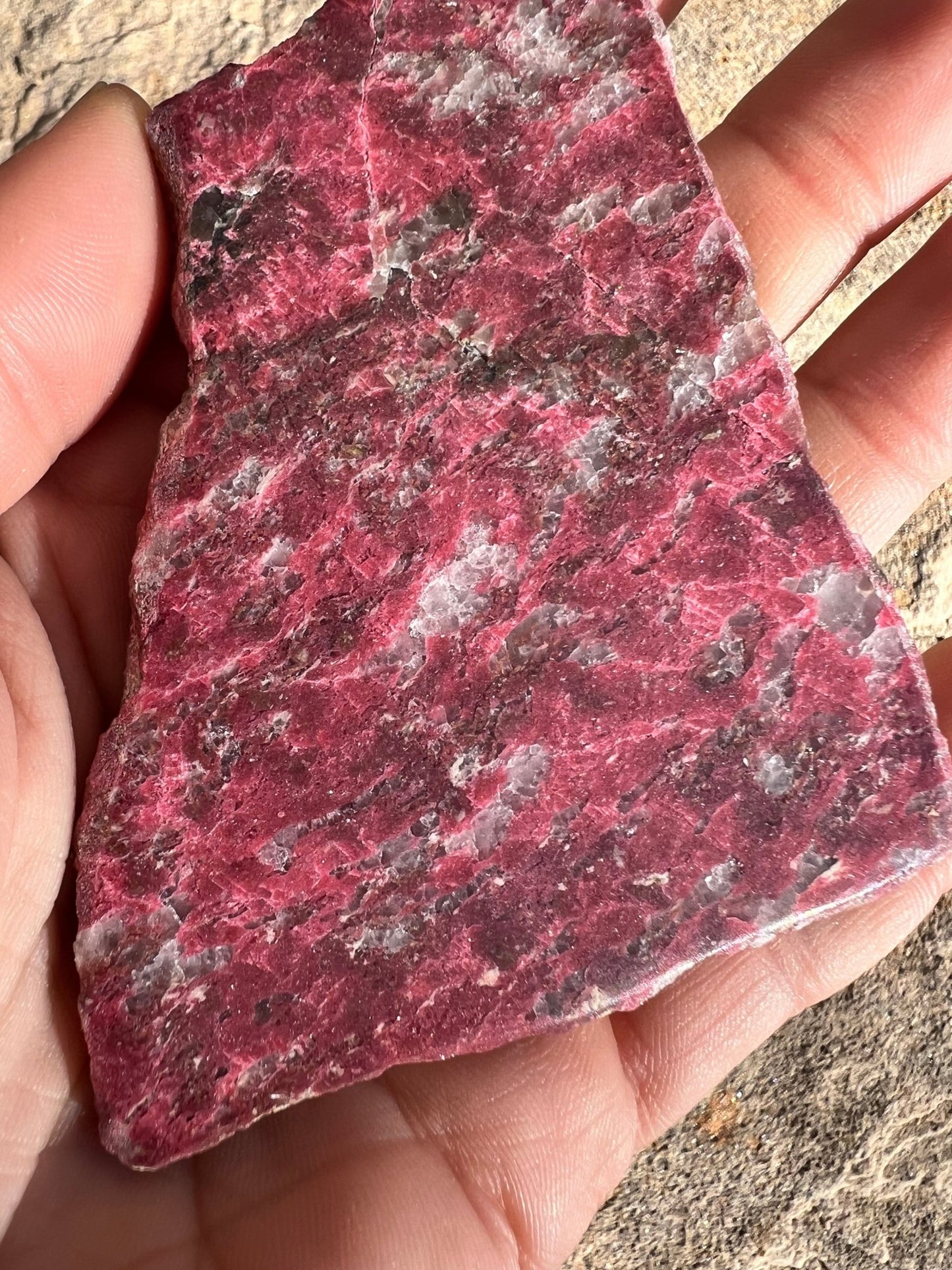 Thulite Slab 88g - Purple Door Alchemy