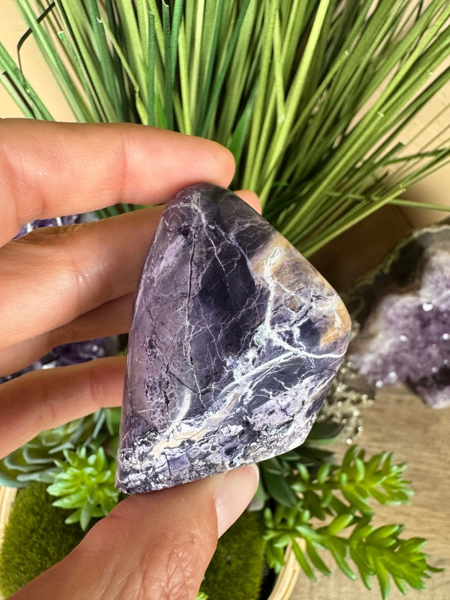 Tiffany Stone Freeform 51mm/2.01in - Purple Door Alchemy