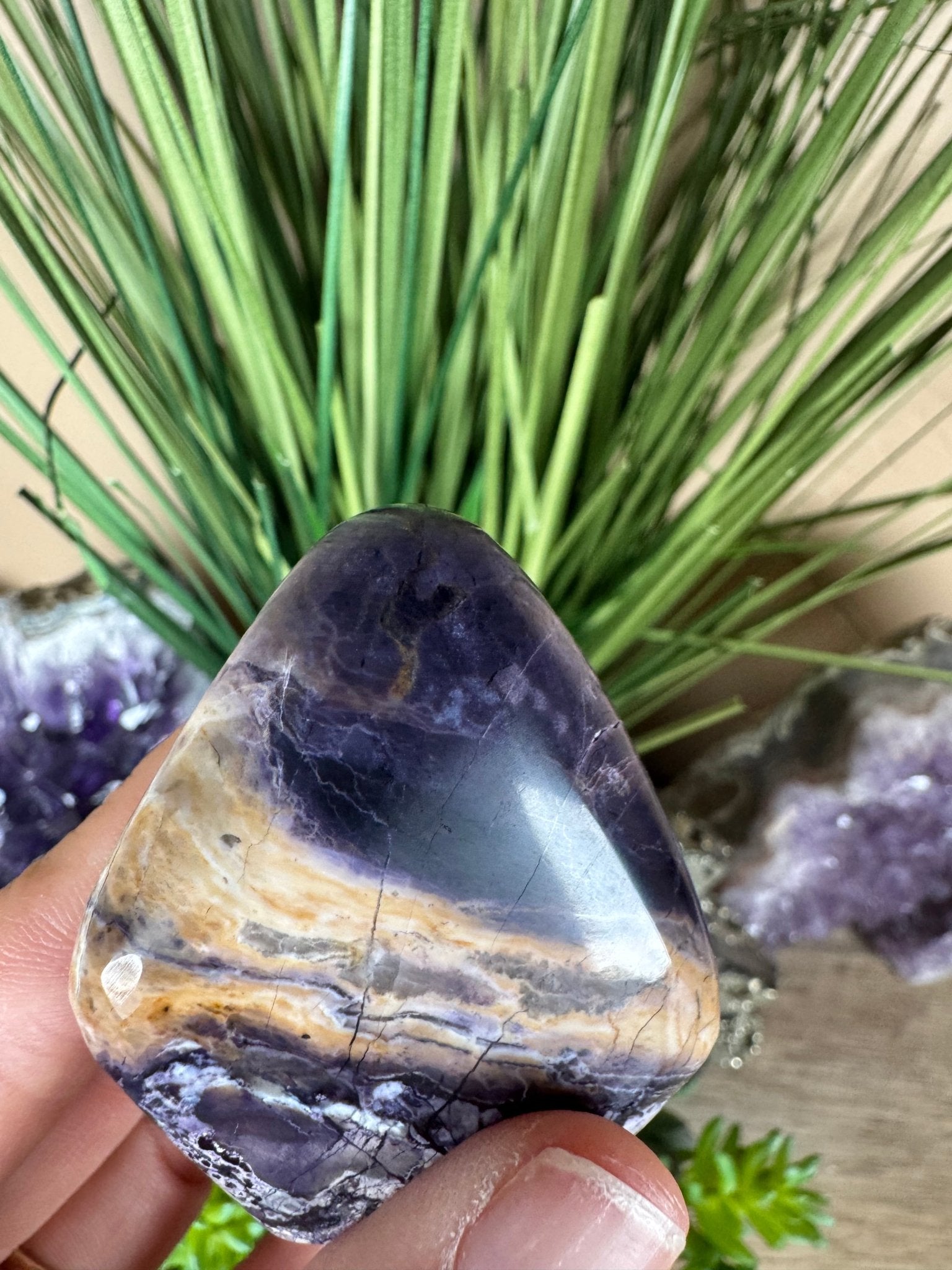 Tiffany Stone Freeform 51mm/2.01in - Purple Door Alchemy