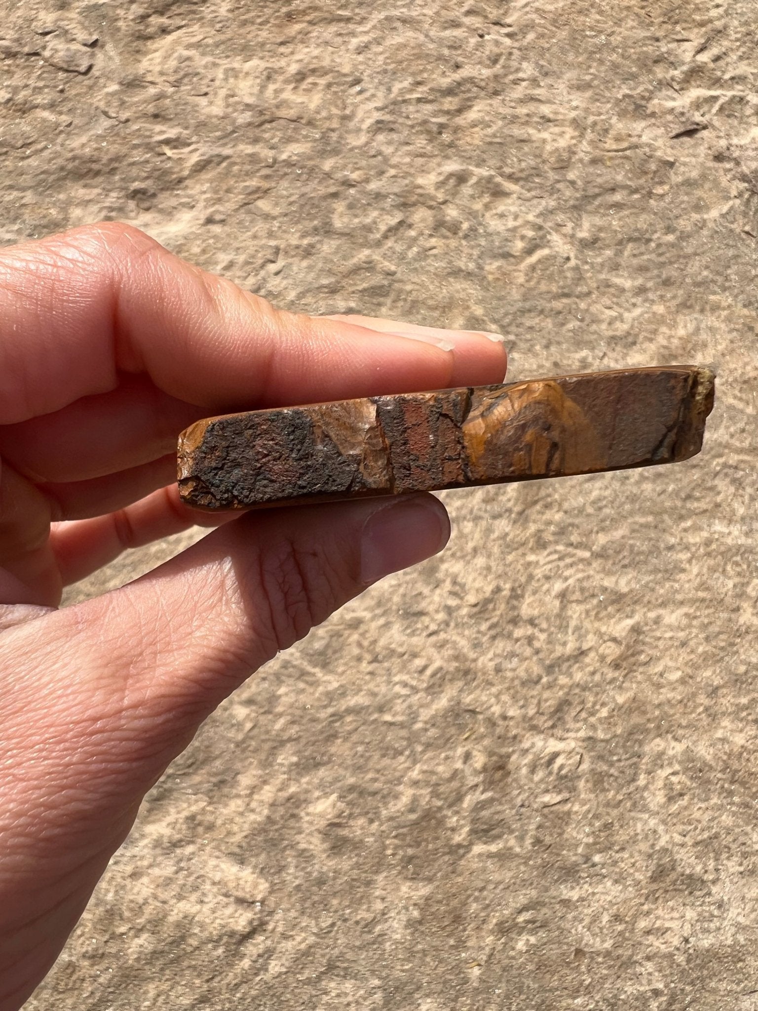 Tigers Eye Slab 108g - Purple Door Alchemy