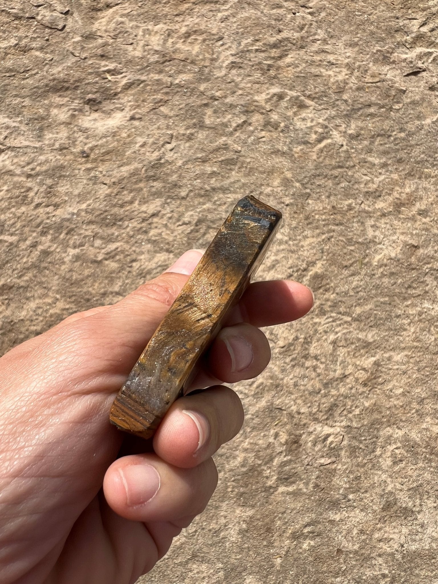 Tigers Eye Slab 108g - Purple Door Alchemy