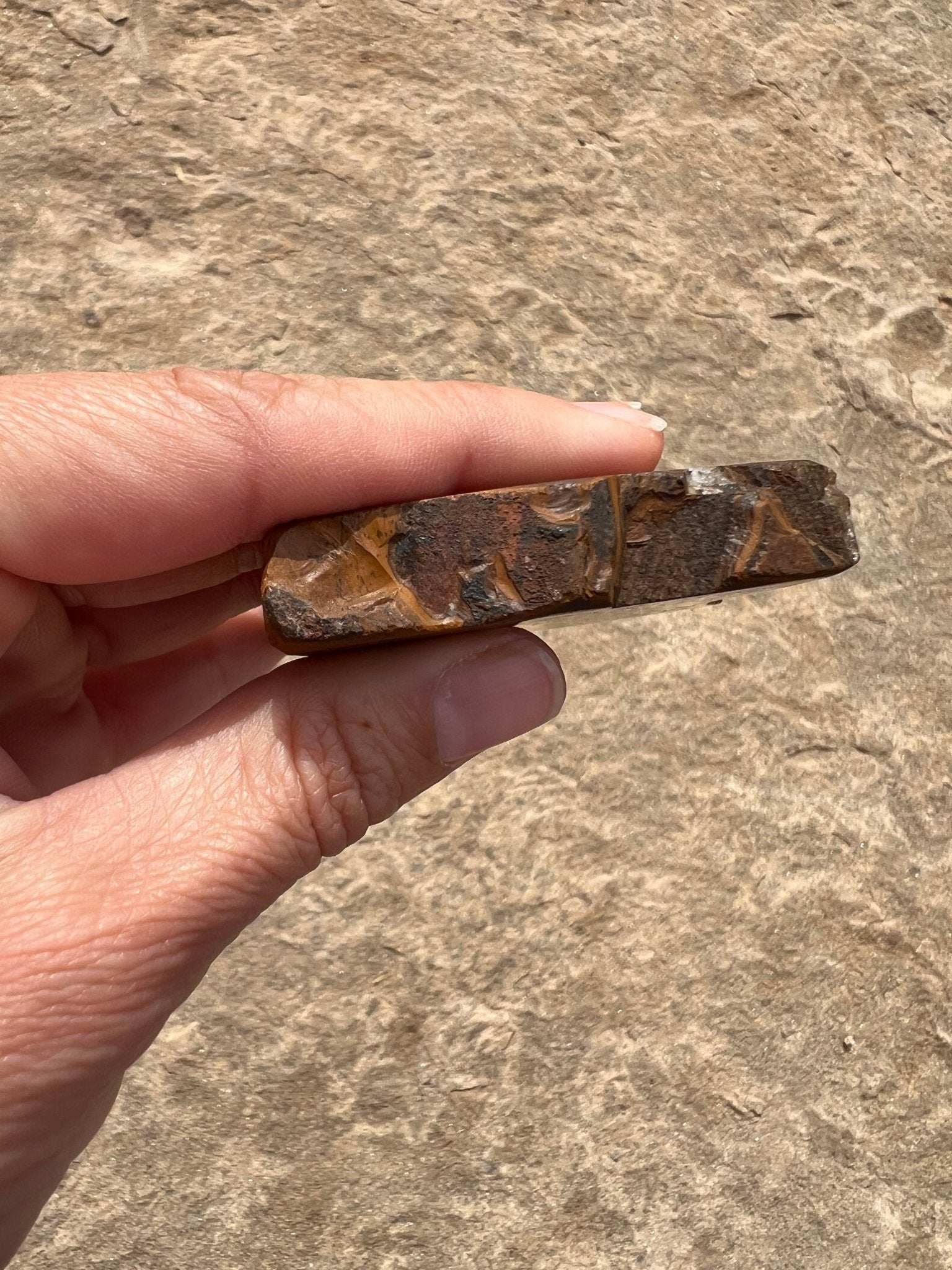 Tigers Eye Slab 110g - Purple Door Alchemy